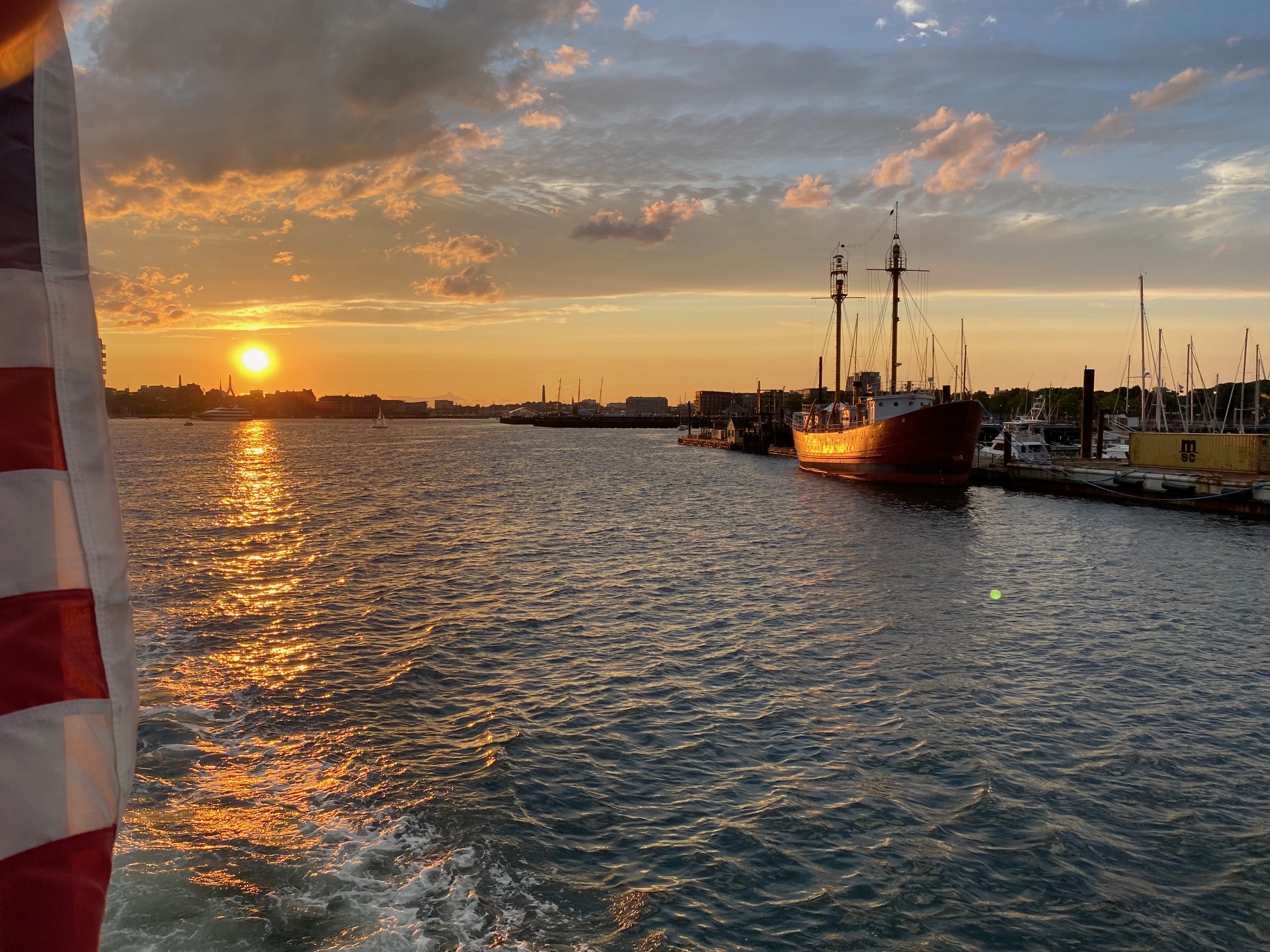 Grand Banks trawler cruising the New England coast